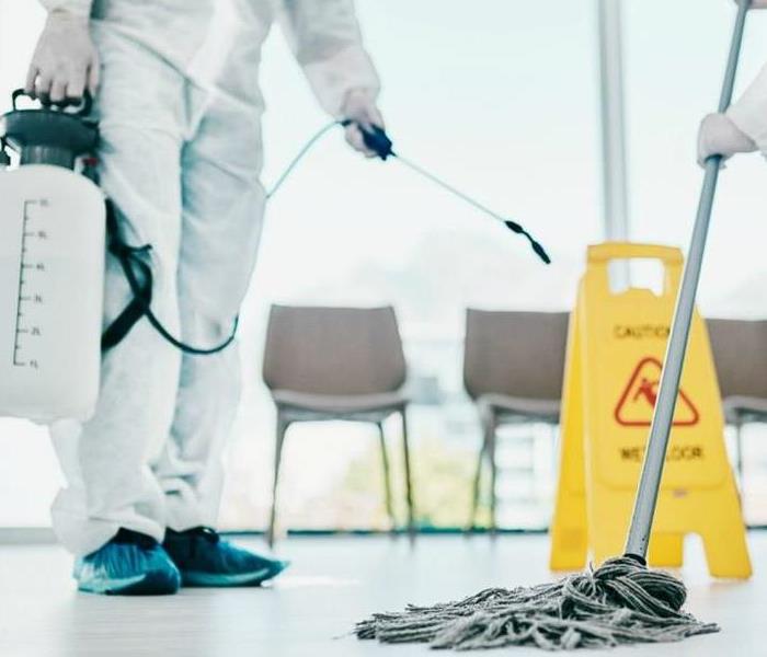 cleaning a commercial property